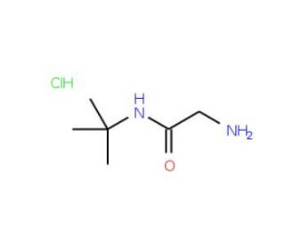 2-amino-N-(tert-butyl)acetamide hydrochloride (CAS 71034-40-7) - chemical structure image