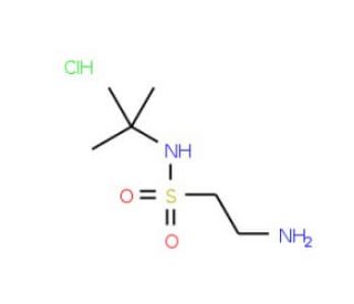 2-amino-N-(tert-butyl)ethanesulfonamide hydrochloride - chemical structure image