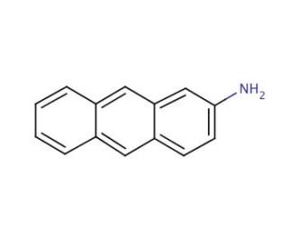 2-Aminoanthracene (CAS 613-13-8) - chemical structure image
