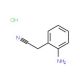2-Aminobenzylcyanide, Hydrochloride (CAS 40943-70-2) - chemical structure image