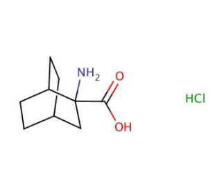 2-aminobicyclo[2.2.2]octane-2-carboxylic acid hydrochloride (CAS 55011-69-3) - chemical structure image