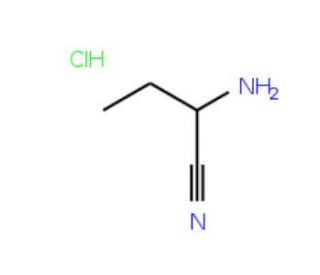 2-aminobutanenitrile hydrochloride (CAS 93554-80-4) - chemical structure image
