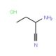 2-aminobutanenitrile hydrochloride (CAS 93554-80-4) - chemical structure image