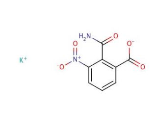 2-(Aminocarbonyl)-3-nitrobenzoic Acid Potassium Salt (CAS 943522-94-9) - chemical structure image