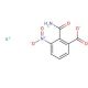 2-(Aminocarbonyl)-3-nitrobenzoic Acid Potassium Salt (CAS 943522-94-9) - chemical structure image