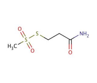 [2-(Aminocarbonyl)ethyl] Methanethiosulfonate (CAS 351422-28-1) - chemical structure image