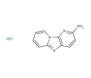 2-Aminodipyrido[1,2-a:3&prime;,2-D]imidazole Hydrochloride (CAS 175028-40-7) - chemical structure image
