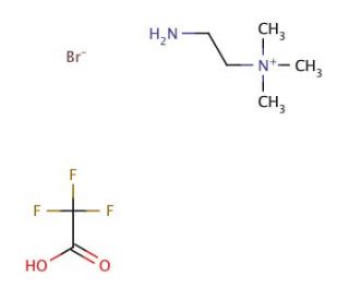 2-Aminoethyl Trimethylammonium Bromide, Trifluoroacetic Acid - chemical structure image