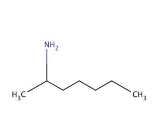 2-Aminoheptane (CAS 123-82-0) - chemical structure image