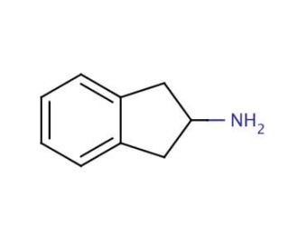 2-Aminoindan (CAS 2975-41-9) - chemical structure image