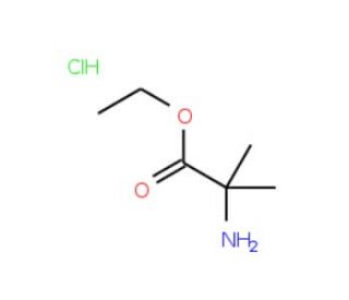 2-Aminoisobutyric acid ethyl ester hydrochloride (CAS 17288-15-2) - chemical structure image