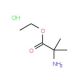 2-Aminoisobutyric acid ethyl ester hydrochloride (CAS 17288-15-2) - chemical structure image
