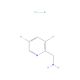 2-(Aminomethyl)-5-chloro-3-fluoropyridine hydrochloride (CAS 1257535-29-7) - chemical structure image