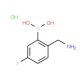 2-Aminomethyl-5-fluorophenylboronic acid hydrochloride (CAS 850568-03-5) - chemical structure image