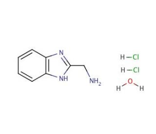 2-(Aminomethyl)benzimidazole dihydrochloride (CAS 5993-91-9) - chemical structure image