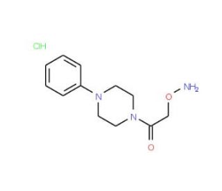 2-(Aminooxy)-1-(4-phenylpiperazino)-1-ethanonehydrochloride - chemical structure image
