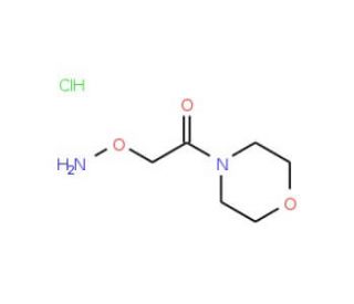 2-(Aminooxy)-1-morpholino-1-ethanone hydrochloride - chemical structure image