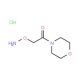 2-(Aminooxy)-1-morpholino-1-ethanone hydrochloride - chemical structure image