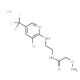 2-(Aminooxy)-N-(2-{[3-chloro-5-(trifluoromethyl)-2-pyridinyl]amino}ethyl)acetamide hydrochloride - chemical structure image