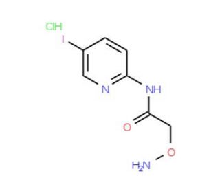 2-(Aminooxy)-N-(5-iodo-2-pyridinyl)acetamidehydrochloride - chemical structure image