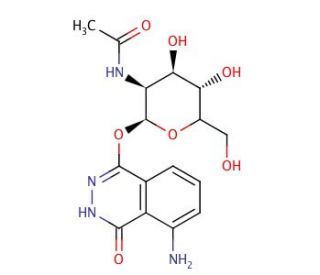 2-Aminophthalylhydrazido-N-acetyl-&beta;-D-glucosaminide (CAS 128879-80-1) - chemical structure image