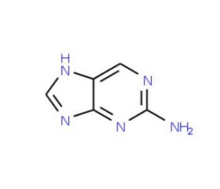 2-Aminopurine (CAS 452-06-2) - chemical structure image