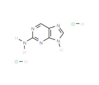 2-Aminopurine Dihydrochloride (CAS 76124-64-6) - chemical structure image