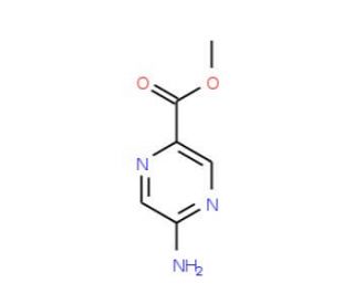 2-Aminopyrazine-5-carboxylic Acid Methyl Ester (CAS 13924-94-2) - chemical structure image
