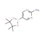2-Aminopyrimidine-5-boronic acid pinacol ester (CAS 402960-38-7) - chemical structure image