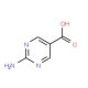 2-Aminopyrimidine-5-carboxylic acid (CAS 3167-50-8) - chemical structure image