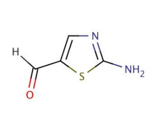 2-Aminothiazole-5-carboxaldehyde (CAS 1003-61-8) - chemical structure image