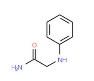 2-anilinoacetamide (CAS 21969-70-0) - chemical structure image