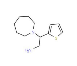 2-Azepan-1-yl-2-thiophen-2-yl-ethylamine - chemical structure image
