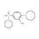 2-azepan-1-yl-5-(piperidin-1-ylsulfonyl)aniline - chemical structure image
