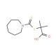 2-(Azepane-1-carbothioylsulfanyl)-2-methyl-propionic acid - chemical structure image