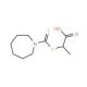 2-(Azepane-1-carbothioylsulfanyl)-propionic acid - chemical structure image