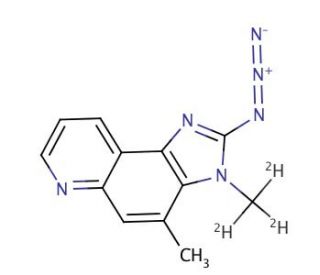 2-Azido-3,4-dimethylimidazo[4,5-f]quinoline-d3 - chemical structure image