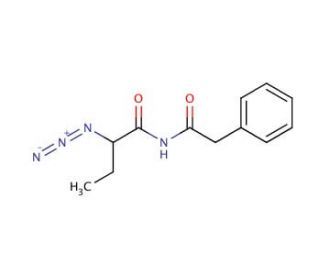 2-Azido-N-phenylacetyl-butyramide - chemical structure image
