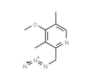2-(Azidomethyl)-4-methoxy-3,5-dimethylpyridine - chemical structure image