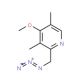 2-(Azidomethyl)-4-methoxy-3,5-dimethylpyridine - chemical structure image