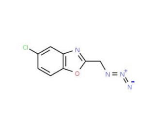 2-(Azidomethyl)-5-chloro-1,3-benzoxazole - chemical structure image