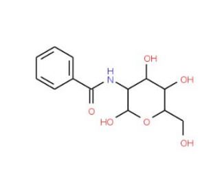 2-Benzamido-2-deoxy-alpha-D-glucopyranose - chemical structure image
