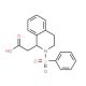 (2-Benzenesulfonyl-1,2,3,4-tetrahydro-isoquinolin-1-yl)-acetic acid - chemical structure image