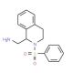[2-(benzenesulfonyl)-1,2,3,4-tetrahydroisoquinolin-1-yl]methanamine - chemical structure image