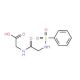 (2-Benzenesulfonylamino-acetylamino)acetic acid (CAS 389070-77-3) - chemical structure image