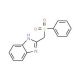 2-Benzenesulfonylmethyl-1H-benzoimidazole (CAS 21094-70-2) - chemical structure image