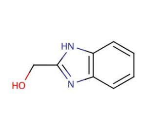 2-Benzimidazolemethanol (CAS 4856-97-7) - chemical structure image