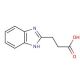 2-Benzimidazolepropionic acid (CAS 23249-97-0) - chemical structure image