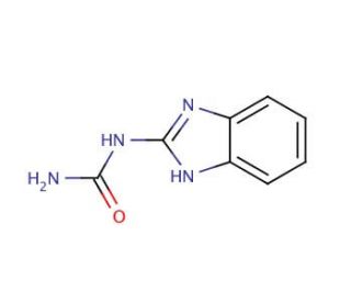 2-Benzimidazolylurea (CAS 24370-25-0) - chemical structure image