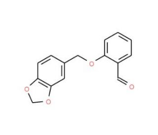 2-(Benzo[1,3]dioxol-5-ylmethoxy)-benzaldehyde - chemical structure image